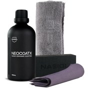 Resim Nasiol -SET 19-Neocoatx Araç Nano Seramik Kaplama ve Mikrofiber Bez,Uygulama Takozu,Süet Bez Seti 