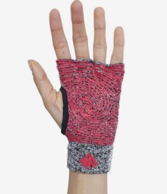 Resim Freedom Grey/Red Unisex Fitness Eldiveni - S 