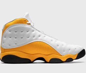 Resim NİKE AİR Jordan 13 Retro Del Sol ERKEK BASKETBOL AYAKKABI 414571167 BEYAZ Nike