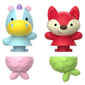 Resim Skip Hop Zoo Banyo Oyuncağı Unicorn Tilki - Beyaz / 9+ Ay 