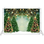 Resim Skycity Noel Temalı Fotoğraf Arka Planı - 2.1x1.5m Poliester Dokuma Model W-848 