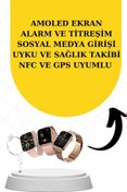 Resim teknodayım Bileklikli Amoled Ekran Akıllı Saat ve Dijital Göstergeli Kablosuz Bluetooth Kulaklık ANC/ ENC 