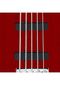 Resim Cort Ab5plustr Action Serisi Plus 5 Telli Bas Gitar - Trans Kırmı 