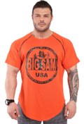 Resim Big Sam Atletik Antrenman Tişört Turuncu 3254 