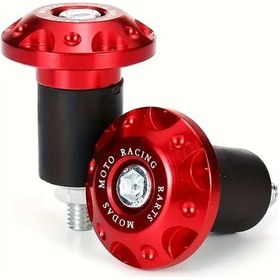Resim Motion003 Kırmızı Motor Tutacak Ucu Kapakları Honda Yamaha Ktm Off-road Aksesuar 