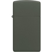 Resim Zippo 1627 Slim Green Matte Çakmak 