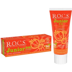 Resim Rocs Junior 6-12 Yaş Diş Macunu Gökkuşağı 