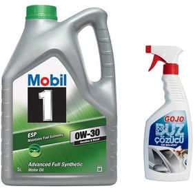 Resim Mobil 1 Esp 0W-30 Motor Yağı 5 L + Gojo Buz Çözücü 