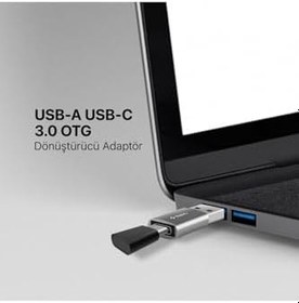 Resim USB-A 3.0 – Type-C OTG Dönüştürücü Adaptör 