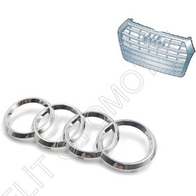 Resim Genel Markalar Audi A8 2010-2014 Ön Panjur Arma Logo 4h0853605b 