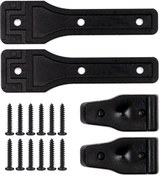 Resim Teltree Axıal Scx10 Iıı Kapı Menteşe Takımı - 1/10 Rc Araçlar İçin Siyah Abs Plastik 