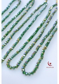 Resim Hediyelik Mevlitlik Kristal Tesbih 99'lu Lale Imameli 1 Adet - Yeşil 