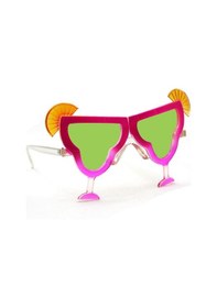 Resim Margarita Parti Gözlüğü Pembe Renk 16x8 Cm 
