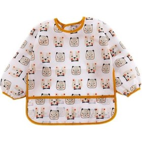 Resim Suntek Magideal Uzun Kollu Bebek Önlüğü Sarı 