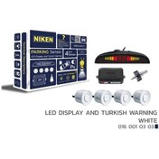 Resim Park Sensörü Led Ekran Ve Turkce Uyarı Beyaz 22mm Nıken 0160010303 