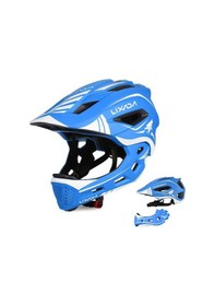 Resim -çocuklar Ayrılabilir Tam Yüz Kask Çocuk Sporları Yb18542bl Mavi Mavi 
