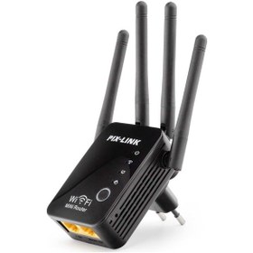 Resim Wıfı Repeater + Router + Ap 300mbps Siyah Lv-wr16 