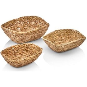 Resim Dıkdortgen Mını Cerezlık S/3 Lu Kahverengi 