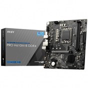 Resim MSI Pro H610M-B Intel H610 3200 MHz DDR4 LGA 1700 M.2 SATA HDMI 1700P Micro ATX Anakart MSI