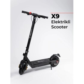 Resim Pirantech X9 850W Elektrikli Scooter - Katlanabilir Tasarım ile 25 km/h Maksimum Hız 