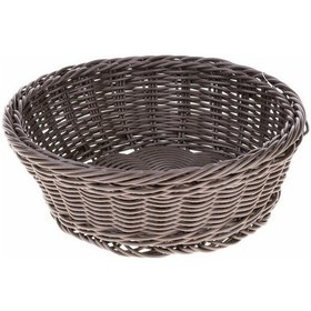 Resim Cooker Ekmek Sepeti Yuvarlak Hasır Görünümlü Yk1450 6876 Gri 