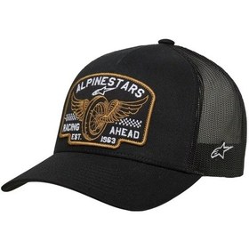 Resim Alpinestars Heritage Patch Trucker Şapka Siyah Kahve 