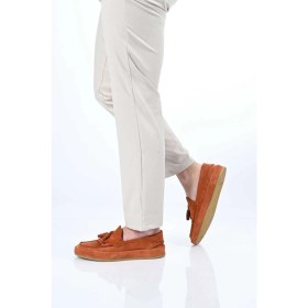 Resim Bestello Bağcıksız Püsküllü Kauçuk Taban Hakiki Deri Loafer 174-302 Erkek Ayakkabı 