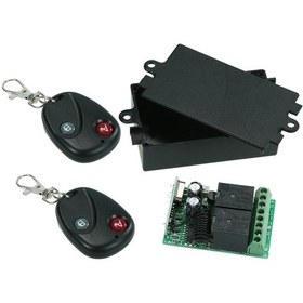Resim Dofolink 12v Dc 2 Kanal 433mhz Kumanda Açık-kapaç, 1527 Çip, 10a Akım, Elektrik Kilidi/motor/led Kontrolü, 2 Adet Kumanda Ak-rk02s-dl-ak-bf02 2 