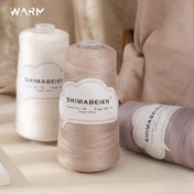 Resim 300g (10.5oz) büyük kapasiteli No.7 orta ince ipek iplik, hafif ve nefes alabilen, yazlık el dokuma ipliği, yüksek kalite asılı hissiyatı, bunaltıcı olmayan tığ işi yelek, kısa kollu ve diğer özel ürünler 