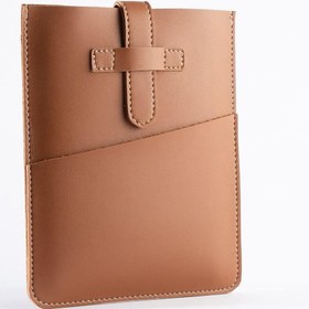 Resim DK LEATHER İpad Air 5 (5. Nesil) 10.9" Uyumlu Deri ve Keçe Cepli Koruyucu Tablet Kılıfı Çantası 