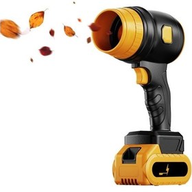 Resim 24v Li-ion Şarjlı Üfleyici Fan - Güçlü Türbin Teknolojili Taşınabilir Yaprak Ve Toz Temizleme Makinesi 