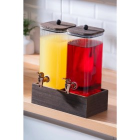 Resim Acar Domınıc 2 Li 2,6 Lt Cam Sebil Şerbetlik 