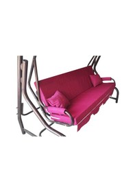 Resim Viphomeconceptltd 3 Kişilik Süngersiz Bahçe Salıncak Minderi Kılıfı Bordo Renk Bordo 