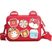 Resim Didadodo Çocuklar İçin Şirin Su Geçirmez Çanta - Hafif Omuz Çantası Pembe/sarı/kırmızı, Çocukluğunuza Renk Kat 