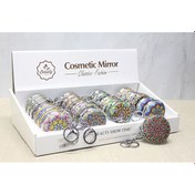 Resim Taşlı El Aynası Anahtarlık Model 6 - 9055575666978do 