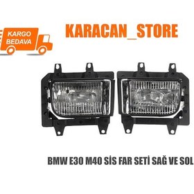Resim Bmw E30 Sis Far Seti Sağ Ve Sol 