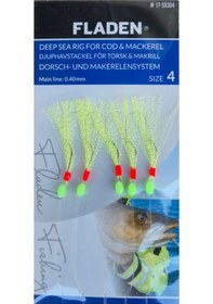 Resim Fladen Sabiki Deep Sea Derin Su Çapari Takimi Sarı No:6 
