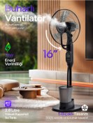 Resim Auhma ACFN01 16 İnç 5 Bıçaklı 2.8 Litre Kapasiteli Buharlı Güçlü Vantilatör 