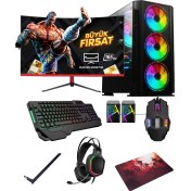 Resim Ramtech DG-İ5-6500 Ekstra I5 6500 16RAM 960SSD RX550 23.6 Curved Dual Monitör Oyuncu Bilgisayarı 