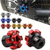 Resim 2 Adet Yüksek Kaliteli Motosiklet Koruyucu Evrensel CNC Alüminyum Alaşım Düşme Korumalı Ön Çatal Kaydırıcı, Motosiklet Güvenlik Aksesuarları 