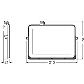 Resim Osram Ledvance Ledvance 50w 3000K Sarı Işık 4500 Lümen IP65 Siyah Aluminyum Led Projektör 