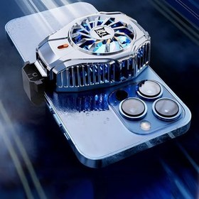 Resim Telefon Soğutucu Fan, -1° dereceye kadar anlık Optimum 2 kademeli Soğutma ((25dB Sessiz Çalışma)) 