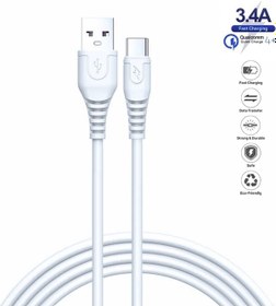 Resim Huawei P Smart Z Uyumlu 3.4 Amper Ultra Hızlı Type-C Şarj Kablosu 1 Metre - İthalatçı Garantili 