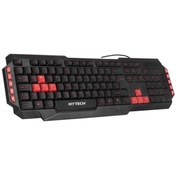 Resim Hytech Hkm-58 Gamy Plus Q Türkçe Usb Kırmızı Tuşlu Siyah Gaming Klavye 