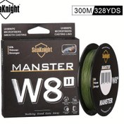 Resim DenizKralı MANSTER W8 II 300m/328yd Ultra-Yüksek Moleküler Ağırlık Mikrofiberler, Çift Kaplamalı, Aşınma ve Koroziyona Dayanıklı Balıkçılık Hattı - Yeşil, 8 İplik Örgü, Serbest Balıkçılar İçin Pürüzsüz Döküm, Balıkçılık Hattı|Pürüzsüz Döküm Hattı|Dayanıklı Balıkçılık Hattı 
