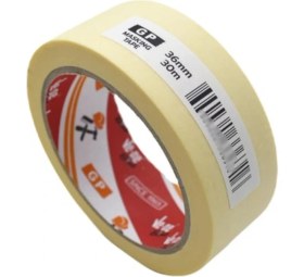 Resim Ve-Ge Gp Maskeleme Bandı, 6 Adet, 36 mm x 30 M, Bej,krepe Kâğıt Taban 