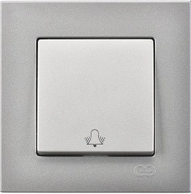 Resim Günsan Eqona Gümüş Zil Butonu 