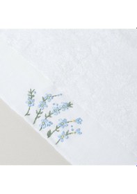 Resim Linens Lunel Bambu 50x85 Cm Yüz Havlusu Beyaz Beyaz 