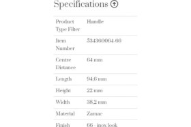 Resim Furnipart Kulp Pharma 064 mm Inox 