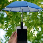Resim 1/2 adet Paslanmaz Çelik Cep Telefonu Şemsiye Tutucu Klipsli Güneşlik ile - Dayanıklı ve Taşınabilir, Dış Mekan Kullanımı için İdeal, Dış Mekan Kullanımı Aksesuarı | Şık Tutucu | Güvenli Kavrama Aksesuarı 
